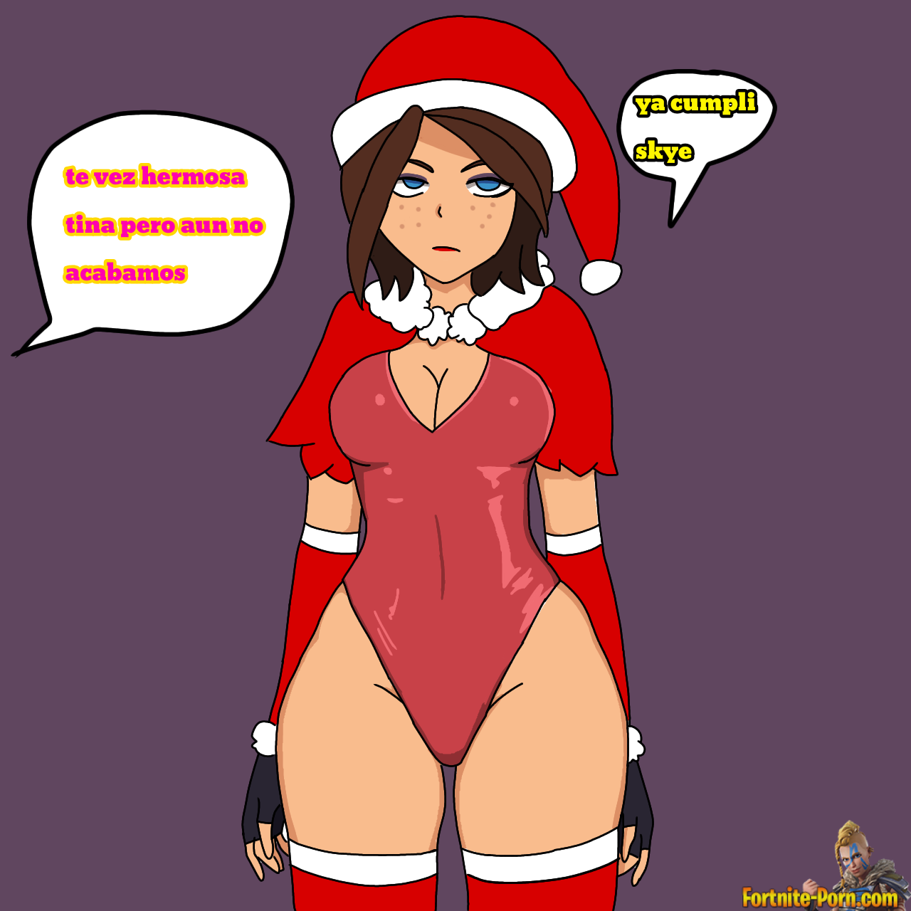 Navidad de tntina y skye • Fortnite Porn