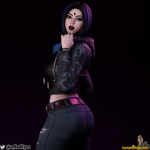 Raven Posing For You Fortnite Porn